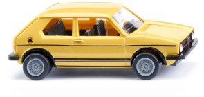 VW Golf I GTI. Citrongul.