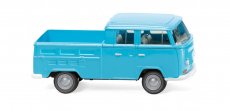 VW T2 Dubbelhytt. Isblå.