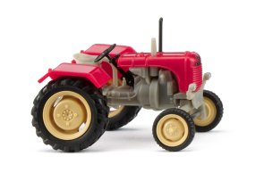 Traktor Steyr 80. Röd.