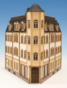 Stadshus, hörnhus 135° 
