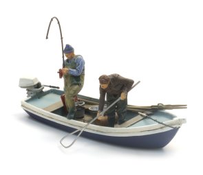 Båt med 2 Fiskare.