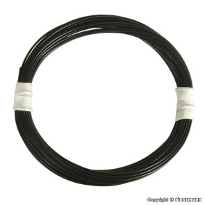 Supertunn specialkabel 0,03 mm². Svart.