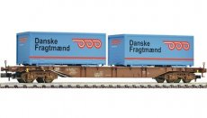 Containervagn DSB. N-skala.
