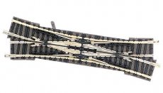 Kryssväxel, manuell, längd 111 mm. 15°, höger. Skala: N