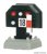 Stoppsignal. 0,8 cm hög.