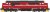 Diesellok Inlandsbanan TMX 1016. DC