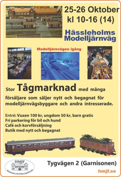 Hässleholm Tågmarknad 24-25/10 2026