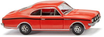 Opel Rekord C Coupé. Röd.