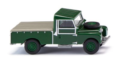 Land Rover Pickup. Mörkgrön.