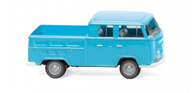 VW T2 Dubbelhytt. Isblå.