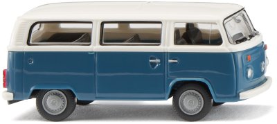 VW T2b Buss. Blågrå/vit.