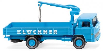 Lastbil med kran. Klöckner.