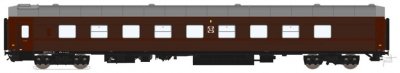 Liggvagn BC4R 5476 SJ Brun