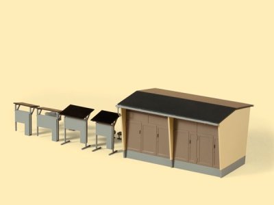 Transformatorstation.