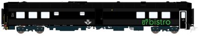 RB11 5451 Svart/Grön Bistro. AC.