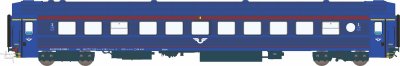 Sittvagn A11 5524 (UIC nummer.) BlueX. AC.