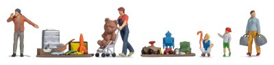 Figurset tema "Loppmarknad".