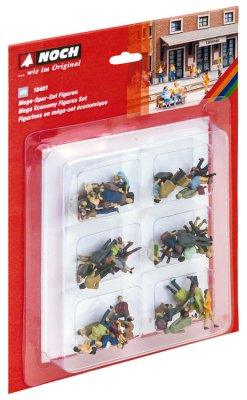Mega Economy Set med 60 figurer.