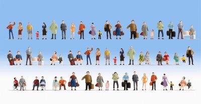 Mega Economy Set med 60 figurer.