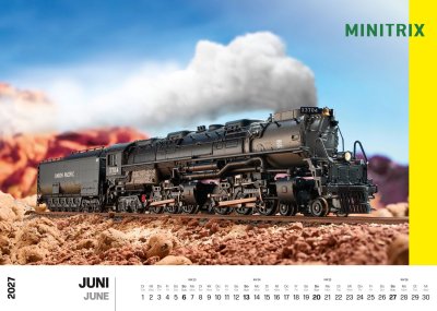 Väggkalender 2027 Märklin/Trix.
