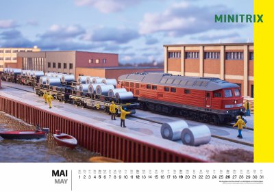 Väggkalender 2024 Märklin/Trix.