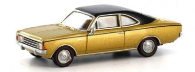 Opel Rekord C. Coupé. Guld/Svart.