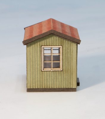 Trädgårdsskjul.