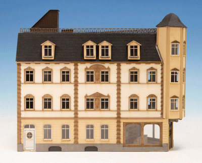 Stadshus, hörnhus 135° 
