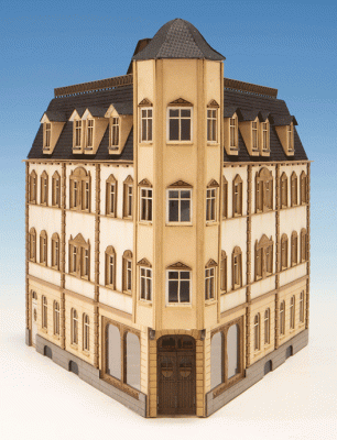Stadshus, hörnhus 135° 