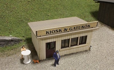 Svensk Kiosk & Gatukök Laserskuren modell