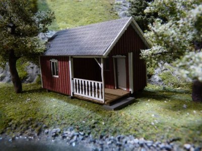 Svenskt litet "Sommarhus".