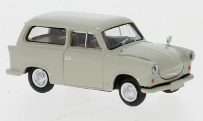 Trabant P50 Kombi. Grå. 1960.