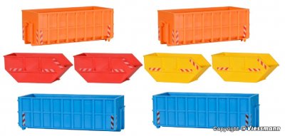 Containersortiment.