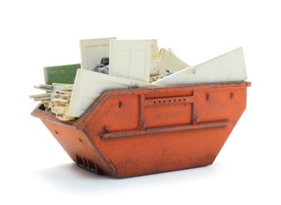Avfallscontainer.