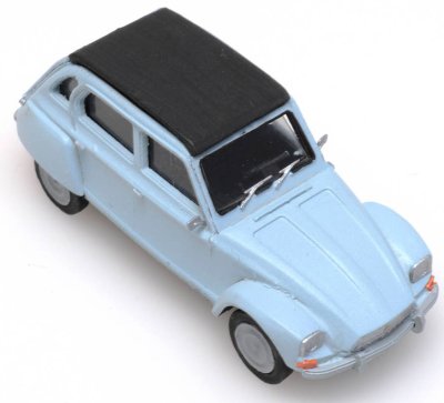 Citroën Dyane. Blå.
