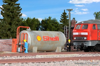 Dieseltank. Shell.