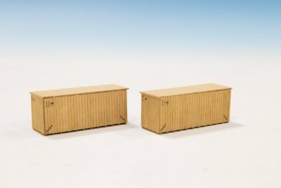 2 stora neutrala Trälådor.