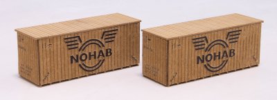 Trälåda "Nohab" 2 st.