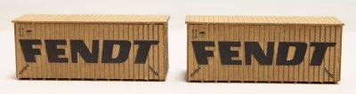 2 st. medelstora lådor "Fendt".
