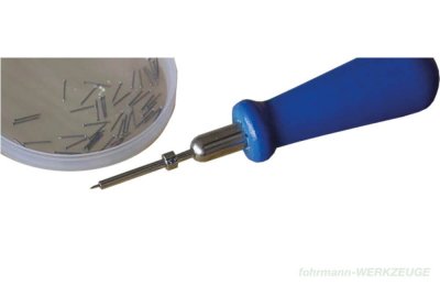 Nail pushers Tool for model railway track construction