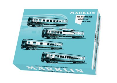 Vagnsats TEE Rheingold "Tin-Plate" 