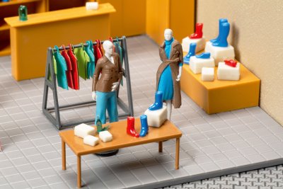 Butiksinredning.