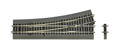 Växel Vänster Wl15. Längd 230 mm. Radie 873,5 mm.