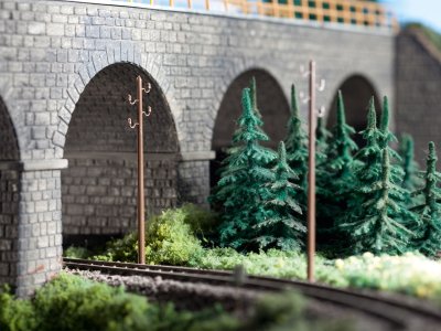 Kraftledningsstolpar. 8 st.
