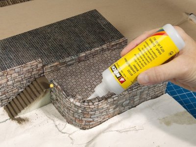3D Kartongark. "Modern Trottoar".