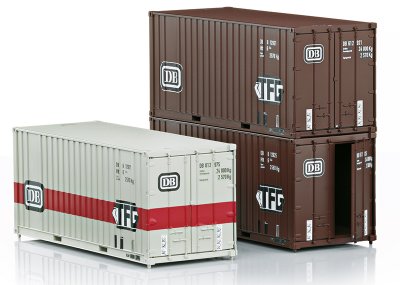 Containervagn. OBS! Skala: 1