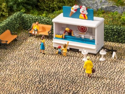 Struktur-Platta "Village Square". 