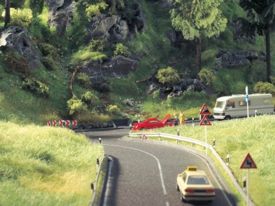 Vägfolie, Grå. Landsväg