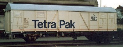 Godsvagn SJ Gbs 150 2 749-5 "Tetra Pak"