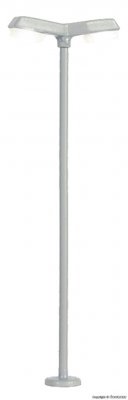 Gatlykta Dubbel LED vit